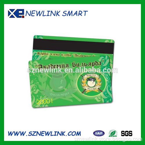 High quality RFID pvc membership card